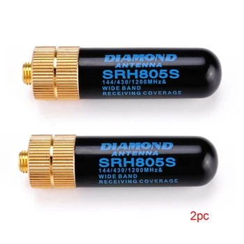 

Female Mini Metal Portable Stable Dual Band Antenna Effective Interphone Use Signal Boost Lightweight UHF VHF Professional