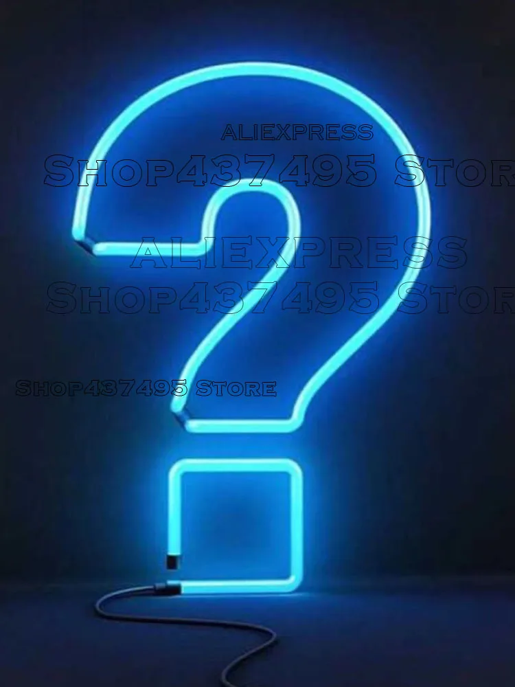 

Symbol question mark  coffee Light letrero neon light yezzy neon lamp luces letrero led custom neon Light sign for rooms