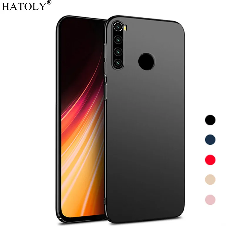 

For Xiaomi Redmi Note 8T Case Ultra-thin Smooth Hard PC Back Cover Redmi Note 8T Protective Phone Bumper Case For Redmi Note 8T