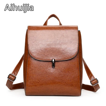 

Luxury Famous Brand Designer Women PU Leather Backpack Female Casual Shoulders Bag Teenager School Bag 2020 Fashion Women's Bags