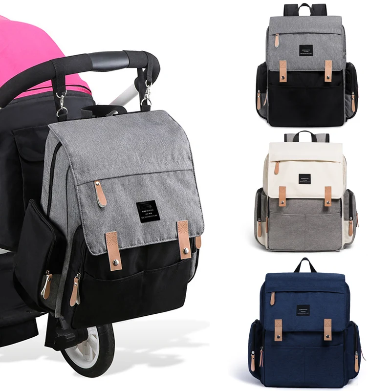 

New Colors Large Capacity Diaper Bag Mummy Maternity Nappy Nursing Baby Bags Travel Backpacks Women's Fashion Bag for Baby Care