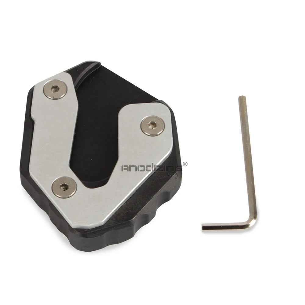  Motorcycle Side Stand Pad Plate Kickstand Enlarger Support Extension For Yamaha TRACER 900GT Abarth