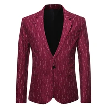 Мужской Блейзер большого размера ant Tall, приталенный Блейзер, мужской деловой Повседневный стильный Блейзер, осенний блейзер в горошек, мужская одежда