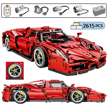 

2615pcs City Remote Control Racing Car MOC Model Building Blocks for Technic RC Sports Car Creator Bricks Toys for Children Gift