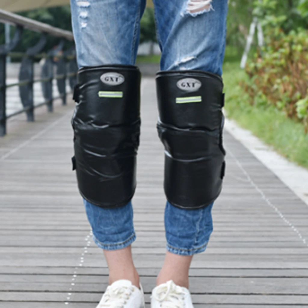 Leg and Knee Protector Protective Adjustable Strap Windproof for Winter Wind Snow Electric Bike Rider