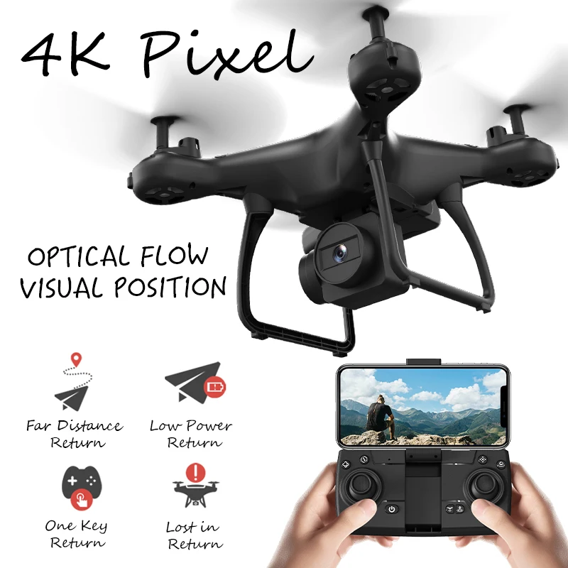 $65.98 SHAREFUNBAY SH4 drone gps 5G WiFi 4K HD camera fpv drone video live quadcopter with camera rc fligh