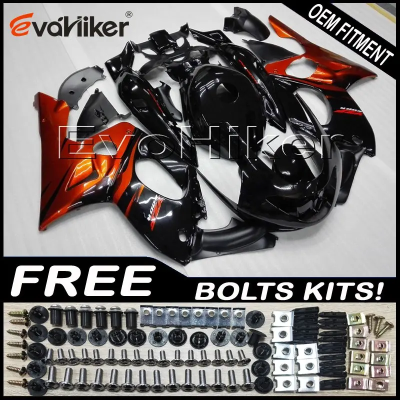 Капот мотоцикла на заказ для YZF600R 1997-2007 Thunderent ABS обтекатель корпуса мотоцикла красный черный+ подарки - Цвет: U