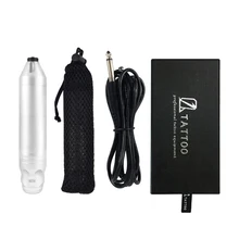 Профессиональный тату машина сильным мотором электрическая машинка для тату с Зажим для иглы Слот Алюминий сплава для боди-арта инструмент