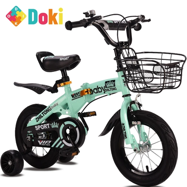 Doki Toy Folding Kid Bike 12/14/16/18 Inch Children Bicycle Boys And Girls Cycling Light Students Bike Children Gift 2