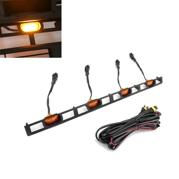 

Front Bumper Hood Grille LED Lights W/Wire Harness For Tacoma 2012-15 Amber Front Bumper Light