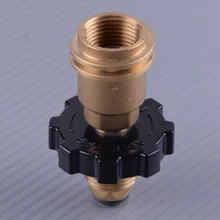 LETAOSK High Quality Propane Tank Adapter Converts Service Valve Fit For POL to QCC1 Type 1 Hose Wrench to Hand Tighten