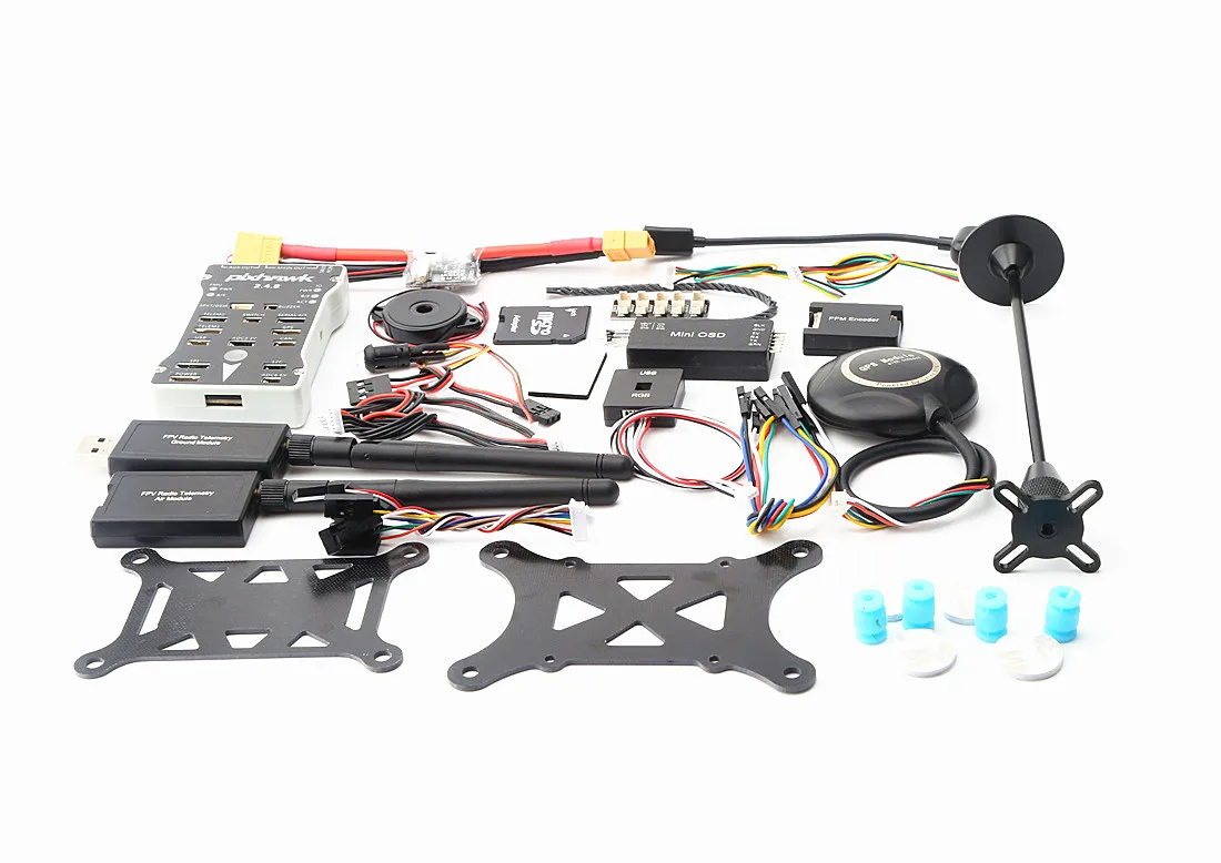 

Pixhawk PX4 PIX 2.4.8 32 Bit Flight Controller+433915 Telemetry+M8N GPS+Minim OSD+PM+Safety Switch+Buzzer+PPM+I2C