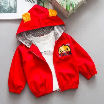 

Children's spring and autumn jacket men's and women's baby jacket children's casual hooded autumn coat boys' singles