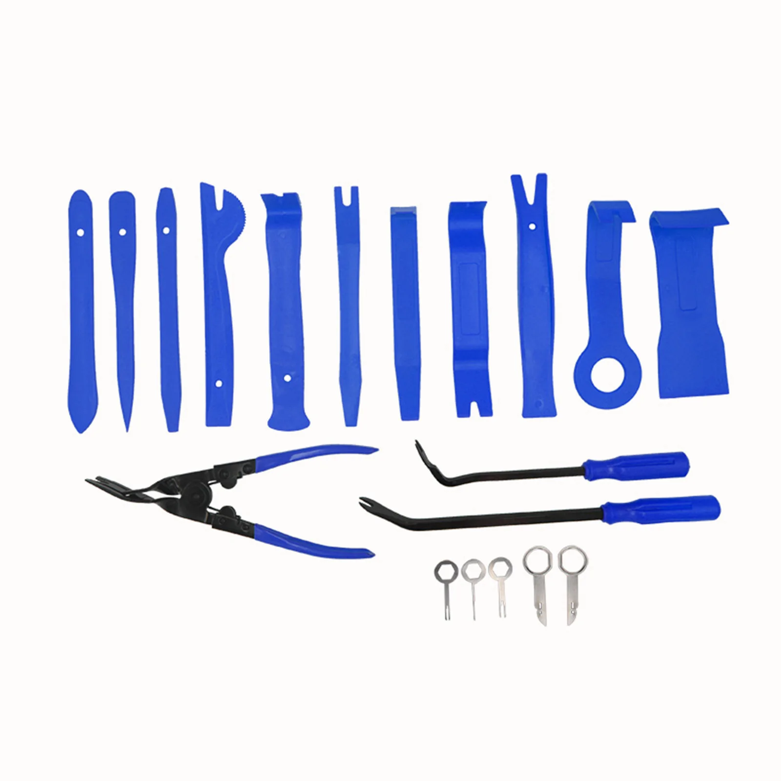 

Hand Tool Removal Tool Kit Car Panel Tool 19pcs Disassembly Tool Set Car Door Panel Removal Tool Audio Disassembly Tool Kit