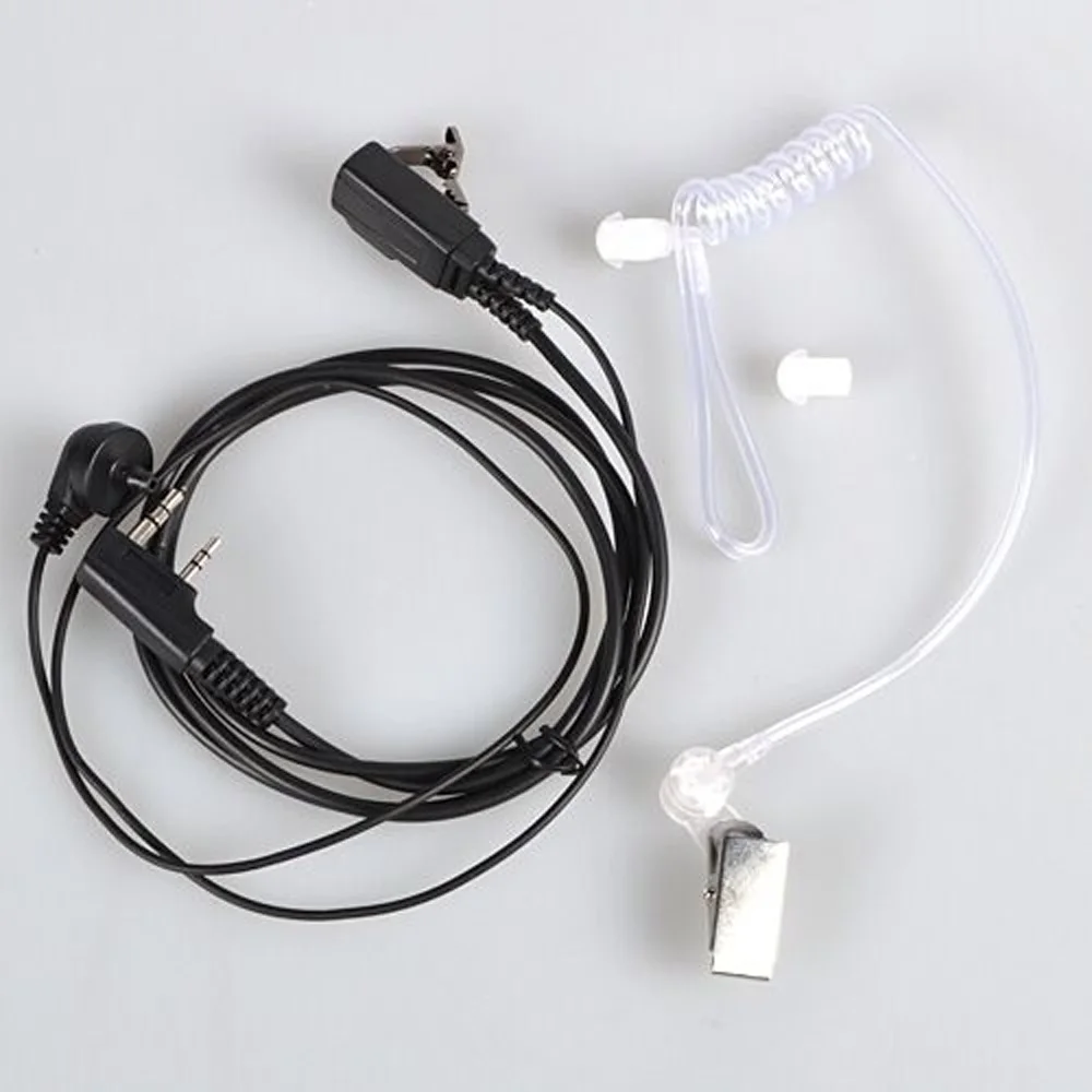 

Acoustic Air Tube Earpiece Headset For Kenwood Wouxun BAOFENG UV5R BF888s A125 Transparent flexible sound tube