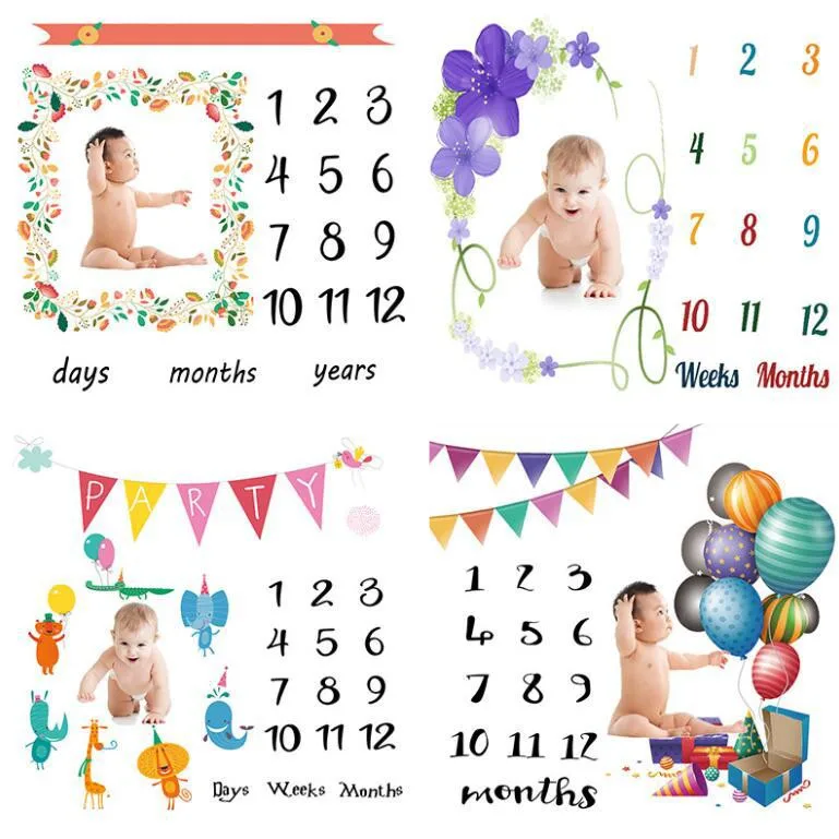 Accesorios de fotografía infantil, manta nórdica creativa para bebé, tela para fondo de foto, decoración de habitación de niños, 100x100CM