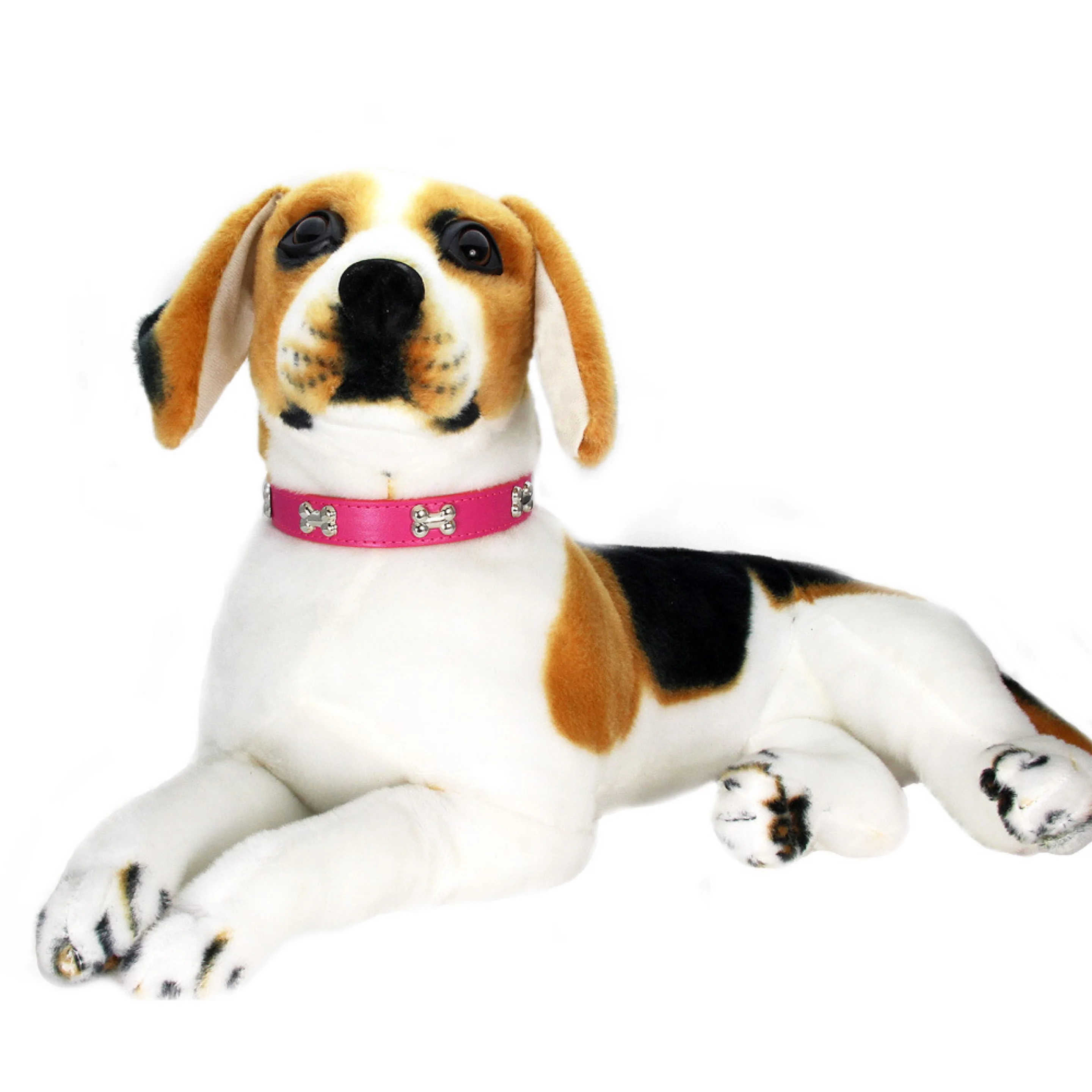 Dog Collar PU Bone Printed Adjustable Dog Collars Control Handle Training Pet Cat Dog Puppy Kitten Collar Pet Supplies Products