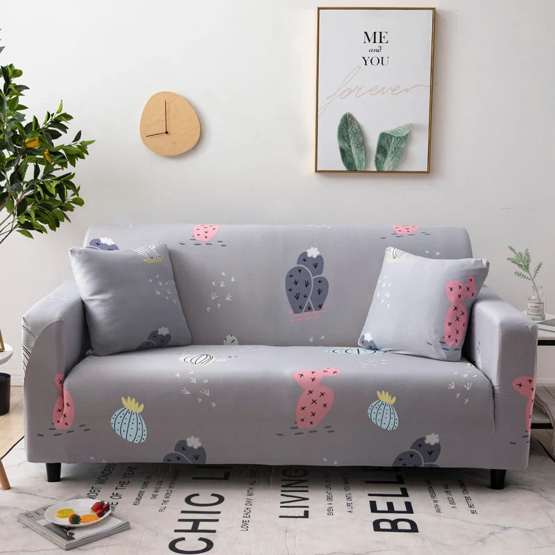 Угловой чехол на диван из стрейч-материала, эластичный чехол для дивана, плотно обертывающийся, противоскользящий, для диван в гостиной, покрытие, l-образное кресло - Цвет: 2