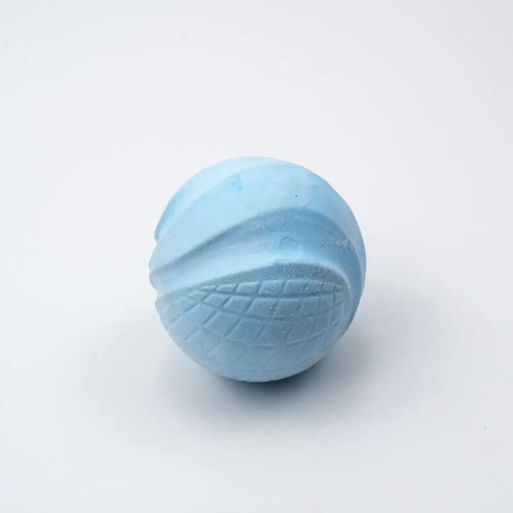 Light blue LanLan устойчивая к укусам молочный аромат вспененная игрушка, теннисный мяч для маленьких тренировок для больших собак - Цвет: Light blue