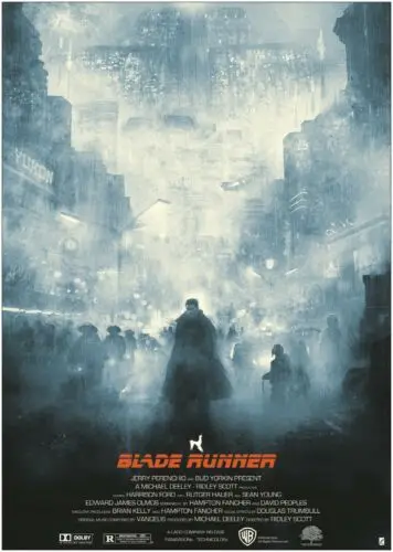 Blade Runner классический художественный постер из фильма Шелковый с принтом Декор
