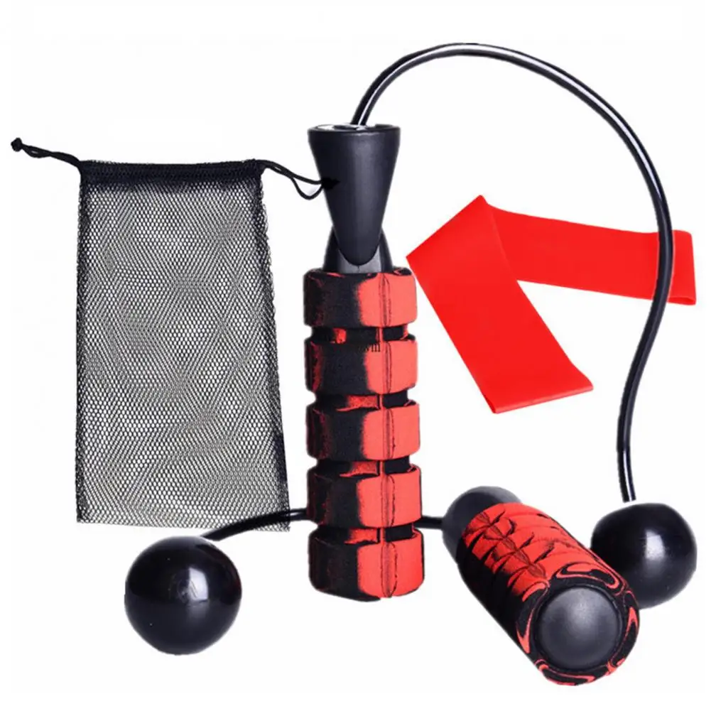 Ropeless Skipping Rope Weighted 360 Degrees Rotation B Bearing Small Ball Cordless Wireless Jump Rope for Fitness Training