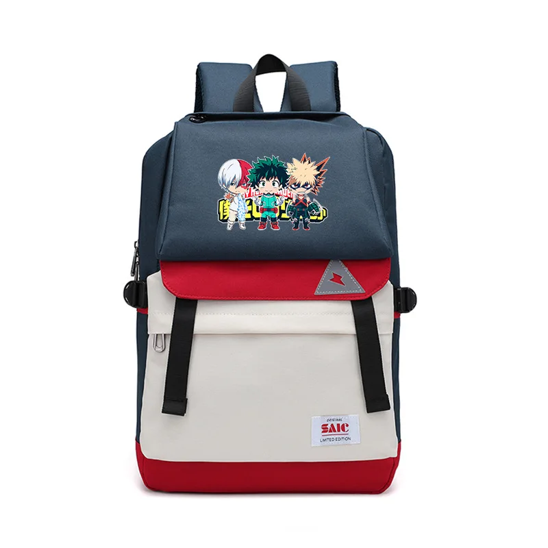 Мой Boku No Hero Academy Deku Bakugou костюм кацуки для косплея оксфордская школьная сумка через плечо для подростков рюкзак для путешествий - Цвет: 12
