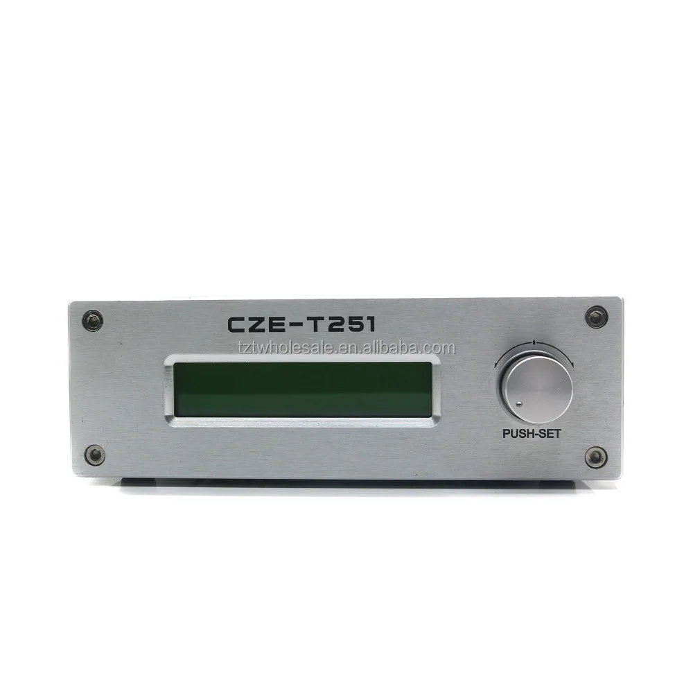 CZE-T251 FM transmitter FM Transmitter 0-25W Adjustable 87-108MHz Mono Stereo PLL Broadcast Station