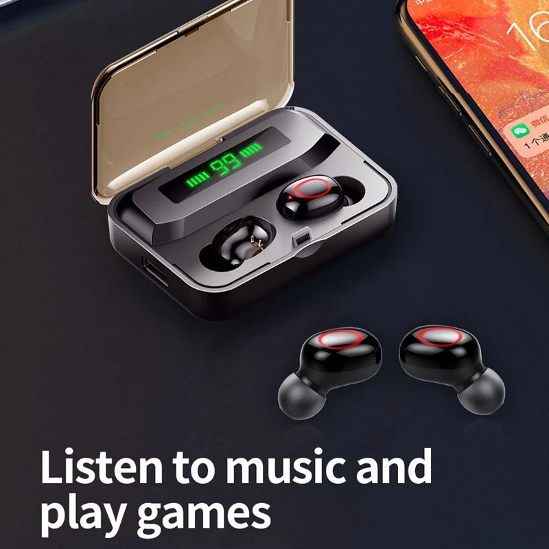 A1S TWS 5 0 Bluetooth Headset Stereo Earphone Wireless Headphone Sports Headset For Xiaomi Samsung Smartphone