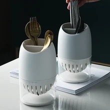 Большие двухъярусные грязевые палочки держатель столовые приборы Ложка Корзина Коробка для хранения трубка вилка Столовые приборы кухонная утварь органайзер Инструменты