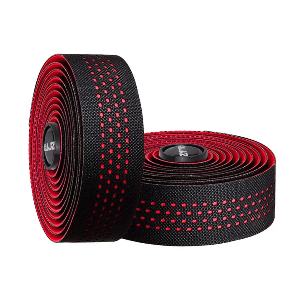 

2M PU Road Bike Bicycle Handlebar Tape Set Bicycle Straps Decor Cycling Non-slip Handle Belt Road Bike Bicycle Handlebar Tape