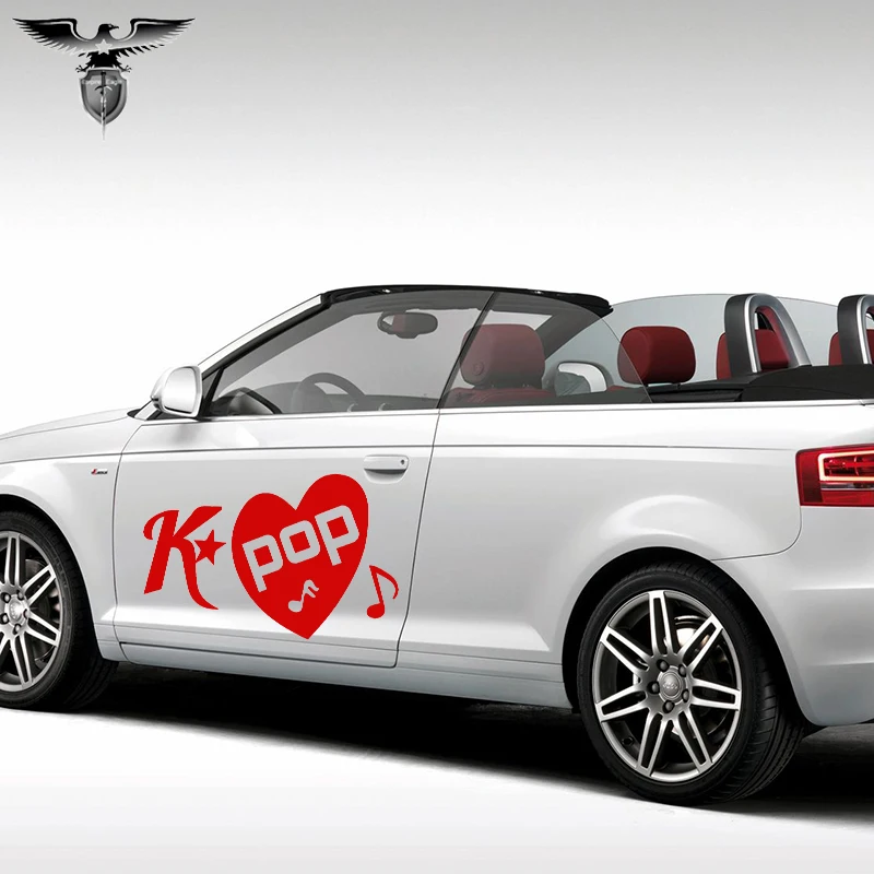 EmpireYing 3 Sizes 8 Colors K pop K pop Love Korean Seoul Fashion Beautiful Car Sticker Door
