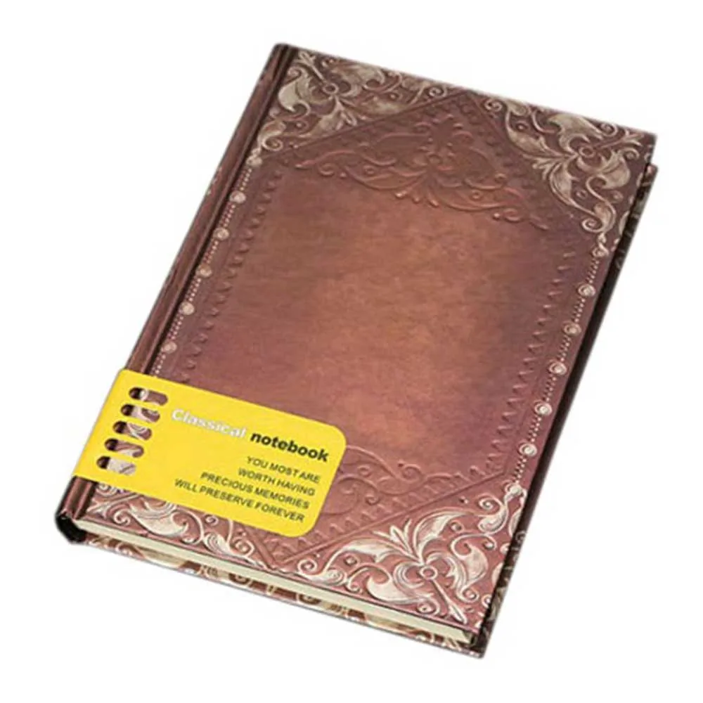 Retro Vintage Personal Notebook Daily Diary Journal Organiser Book School Office Use Dark brown Retro Vintage Personal Notebook Daily Diary Journal Organiser Book School Office Use Dark brown
