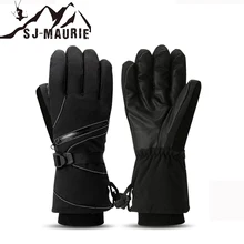 Водонепроницаемые зимние ветрозащитные перчатки с сенсорным экраном на осень и зиму, теплые лыжные мотоциклетные лыжные перчатки