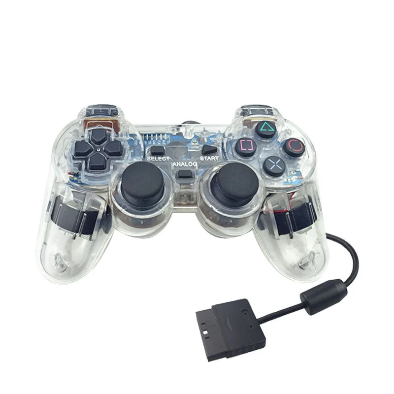 

Wired Gamepad for Sony PS2 Controller Joystick for plasystation 2 Double Vibration Shock Joypad Wired Controle