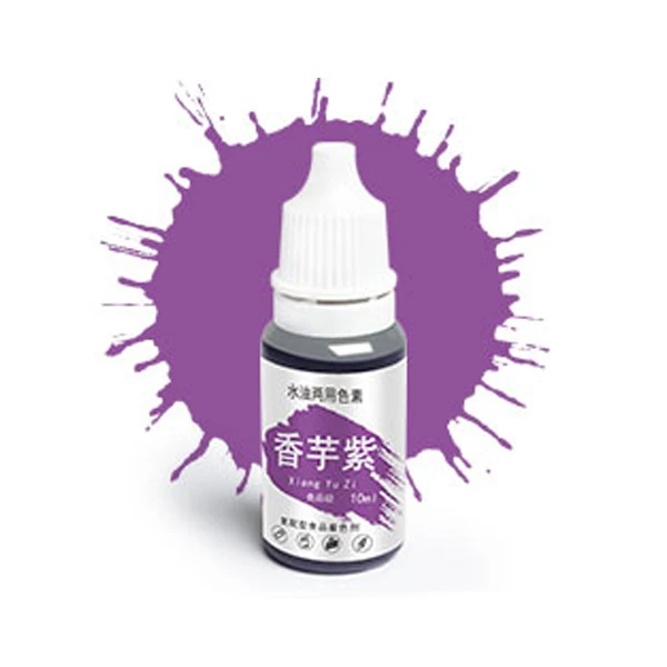 purple Красители для изготовления мыла набор красителей набор жидкостей съедобные красители для Пластилин «сделай сам» водное масло двойного назначения TSH магазин - Цвет: purple