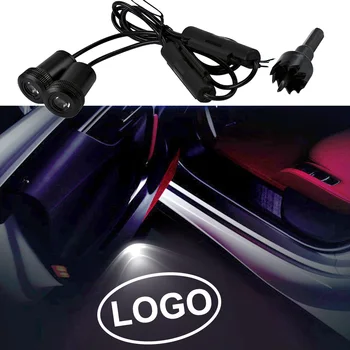 

HD Car Door Logo Light Projector For Graphics Journey Caliber Challenger Charger Durango RAM Emblem Shadow Ghost Lamp Car Tuning