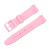 Silicone Strap for Swatch 17mm 19mm 16mm 20mm High Quality soft Rubber Watch belts for Swatch Replacement watch band ► Photo 3/6
