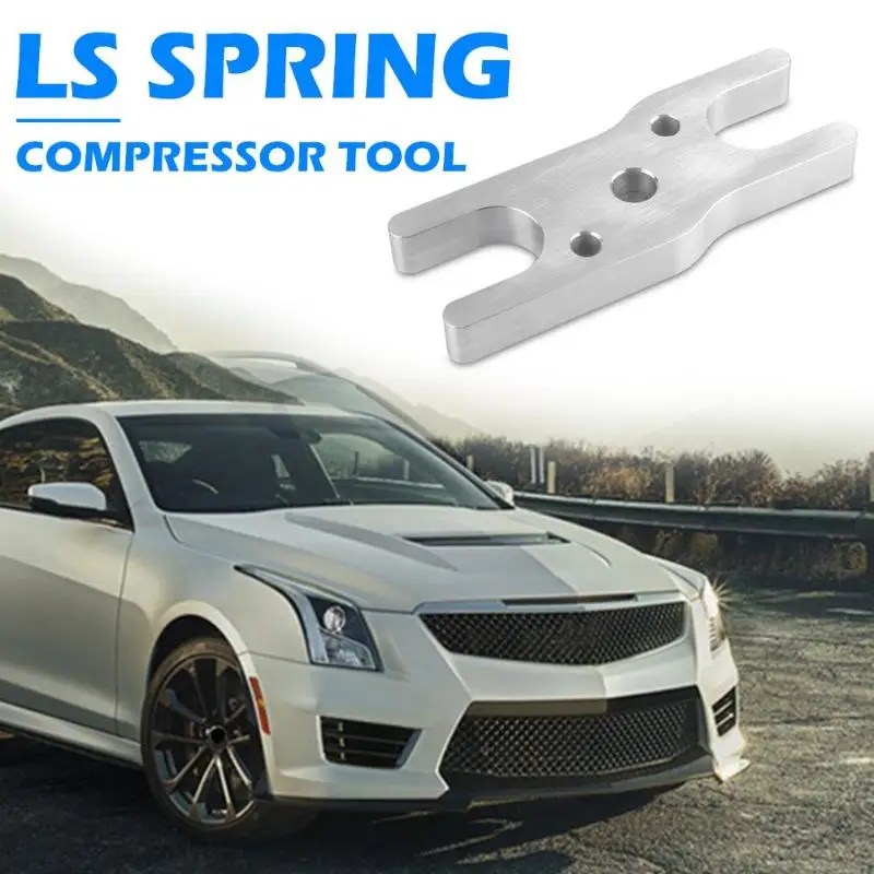Клапан пружинный компрессор инструмент для LS1 LS2 LS3 LS6 LSX LQ4 LQ9 4,8 5,3 5,7 6,0 6,2 широкий спектр Применение с v-образной КРЕПЕЖНОЙ ПЛАСТИНОЙ LS двигателя