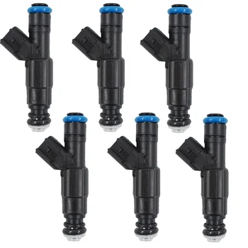 

Set of 6 4-Hole Upgrade Fuel Injectors Fit For 99-04 4.0L Jeep Cherokee