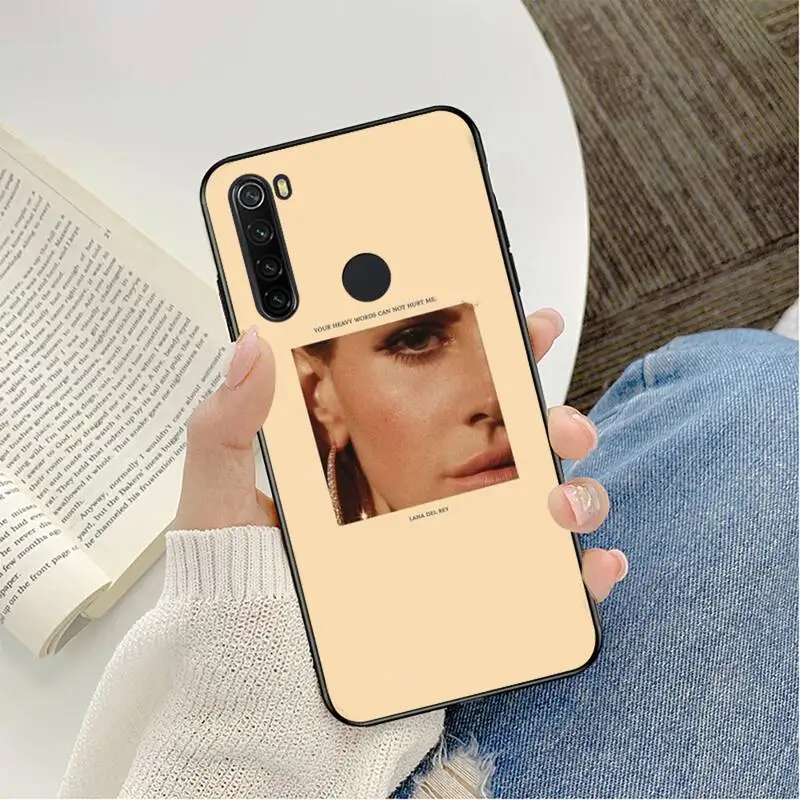 YNDFCNB Sexy singer model Lana Del Rey  Phone Case For Redmi note 8Pro 8T 6Pro 6A 9 Redmi 8 7 7A note 5 5A note 7 case xiaomi leather case hard Cases For Xiaomi