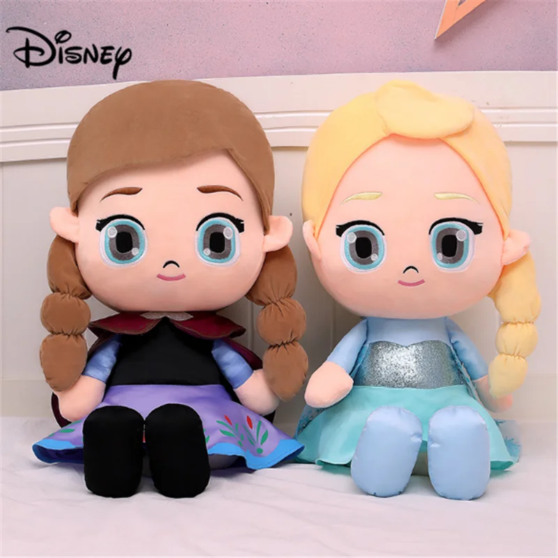 Куклы Холодное сердце 2 королева Анна и Эльза Disney мягкие плюшевые игрушки для