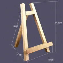 Высокое качество универсальный стол мольберт художественная поставка маленький 28*19 см Настольный деревянный дисплей художника a-рамки мольберт деревянные мольберт товары для рукоделия