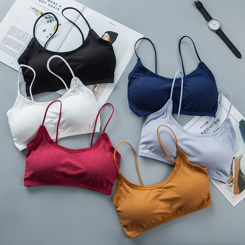 3D Sexy Lingerie Seamless Sport Bra U Type Top Bra Push Up Bralette Brassiere Women Underwear ice silk wrapped chest vest top