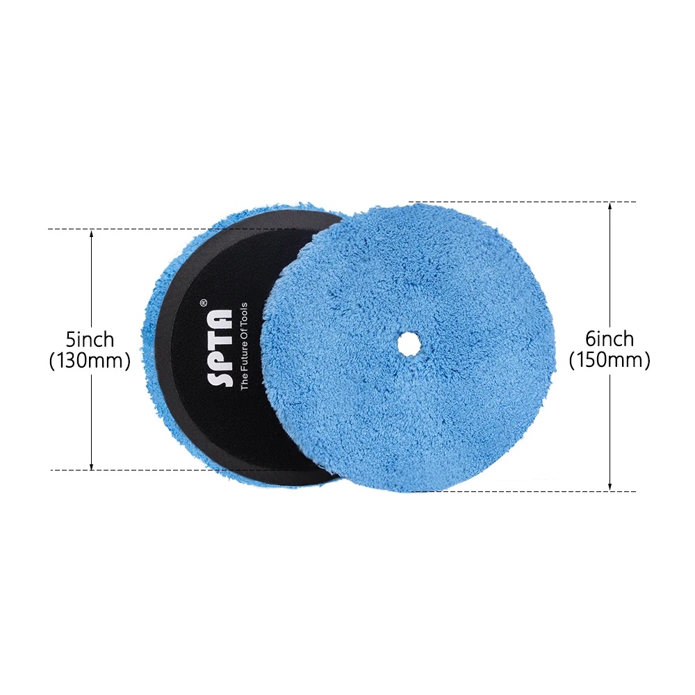 SPTA Micro Fiber FAST Finishing Pad 6 inch (150 mm) Polishing pads