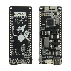 Carte de développement de fente de carte TF, Module WIFI TTGO ESP32 S connecteur de Type c 