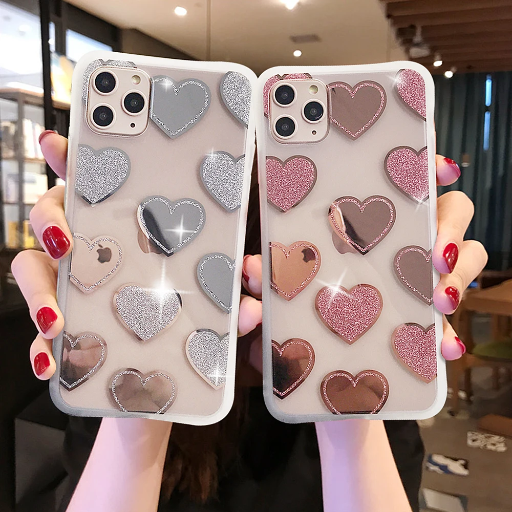Роскошный Гальванизированный зеркальный чехол для iPhone 12 11Pro Max 7 8 XR XS мягкий