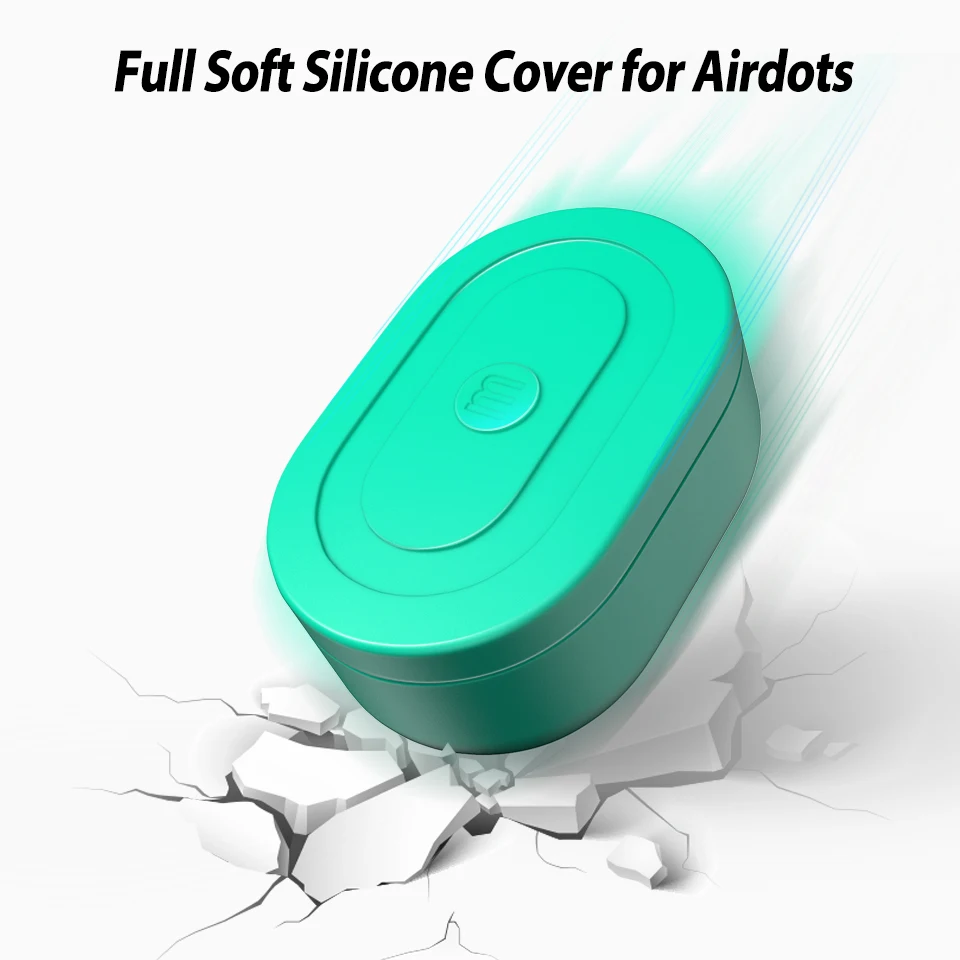 Silicone Case Protective Cover for Xiaomi Airdots Redmi Air Dots Pouch Accessories Youth Edition Silicon Wireless Headphone Case