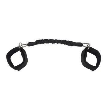 

Pulling Belt Black Leg Trainer Resistance Stretching Bounding Belt Bands Expander Feet Training Strap Set