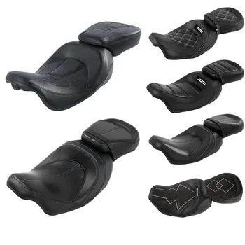 

Motorcycle Rider Passenger Seat For Harley Touring CVO Street Glide Road King Electra Glide FLTRX 2009-2020