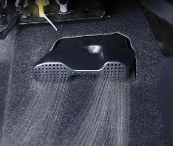 

ABS seat under the air outlet protection cover anti-blocking leak-proof cover For Mitsubishi Eclipse Cross 2018 2019 Car styling